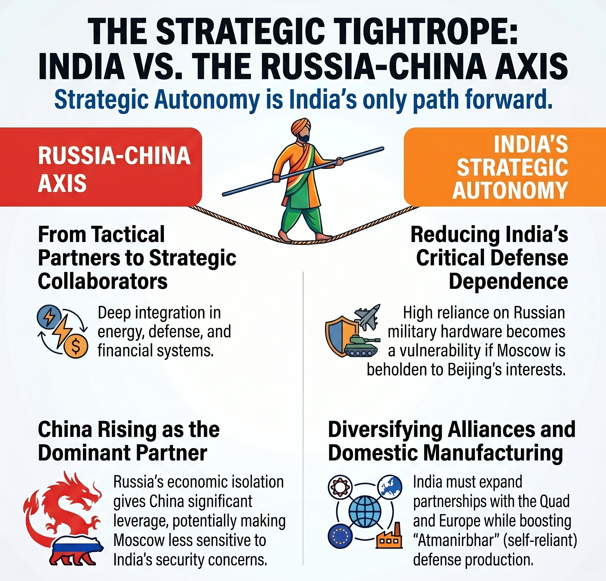 What Russia-China Ties Mean for India&rsquo;s Security